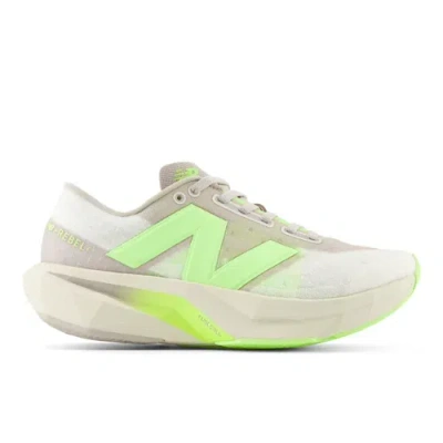 New Balance Women's Fuelcell Rebel V4 In Grey/green/white