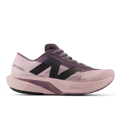 New Balance Women's Fuelcell Rebel V4 In Pink/purple/black