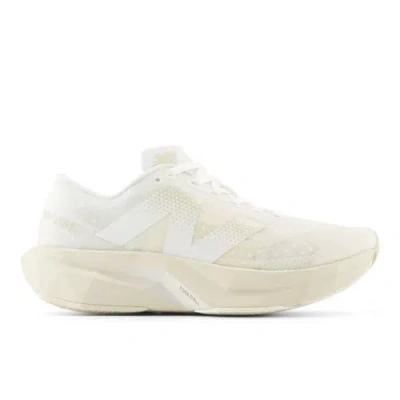 New Balance Women's Fuelcell Rebel V4 Running Shoes In White/beige
