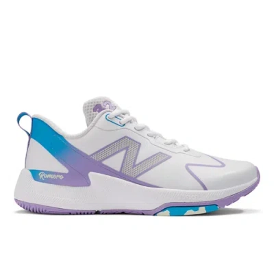 New Balance Women's Fuelcell Romero Duo Trainer Unity Of Sport Softball Shoes In White/purple/blue
