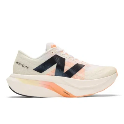 New Balance Women's Fuelcell Supercomp Elite V4 In White/beige/orange