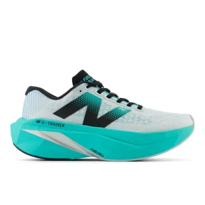New Balance Women's Fuelcell Supercomp Trainer V3 In White/green/grey