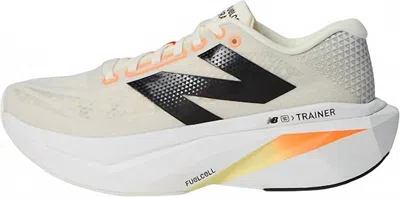 New Balance Women's Fuelcell Supercomp Trainer V3 Shoes In Angora/hot Mango/black In Multi