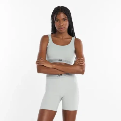 New Balance Women's Gabby Thomas Signature Collection Ac Train Bra In Gray