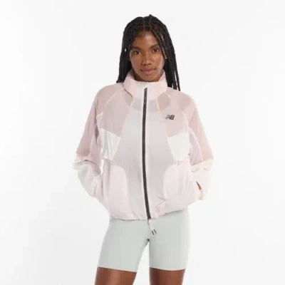 New Balance Women's Gabby Thomas Signature Collection Rc Jacket In Pink