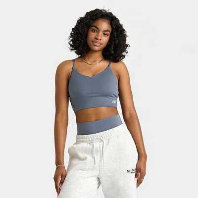 New Balance Women's Harmony Light Support Bra In Blue