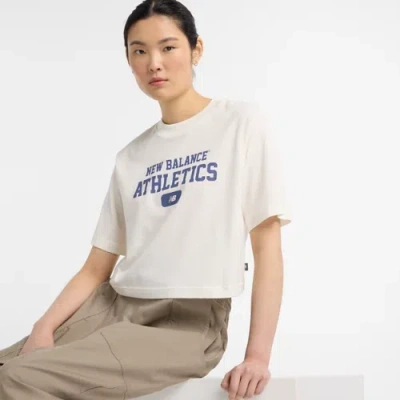 New Balance Women's Heritage Relaxed T-shirt In White
