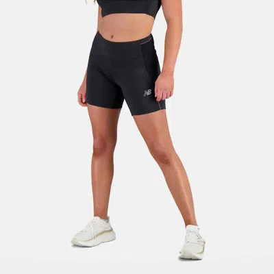 New Balance Impact Fitted Short In Black