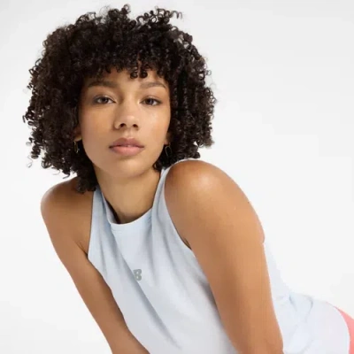 New Balance Women's Jacquard Slim Tank In White