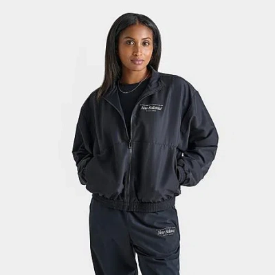 New Balance Women's Lightweight Woven Jacket In Black