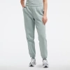 New Balance Linear Heritage Brushed Back Sweatpants In Light Green-gray In Juniper