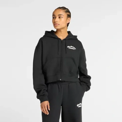 NEW BALANCE WOMEN'S LINEAR HERITAGE FLEECE FULL ZIP