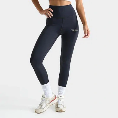 New Balance Women's Logo Performance Leggings In Black