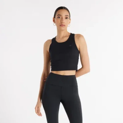 New Balance Women's Micro-rib Tank Top In Black