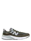 New Balance Multicolor Mesh And Suede 990v6 Sneakers