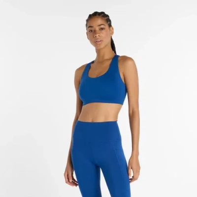 New Balance Women's Nb Define Train Bra In Blue