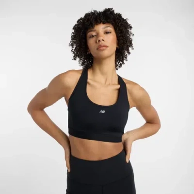 New Balance Women's Nb Essential Run Bra In Black
