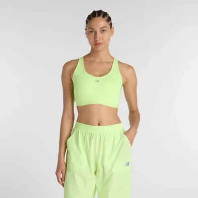 New Balance Women's Nb Essential Run Bra In Green