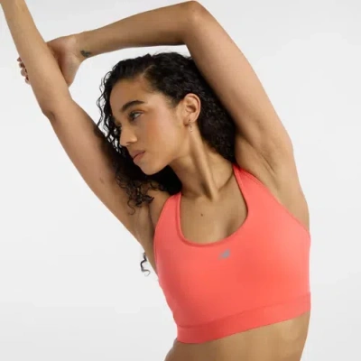 New Balance Women's Nb Essential Run Bra In Red