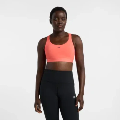 New Balance Women's Nb Essential Train Bra In Red