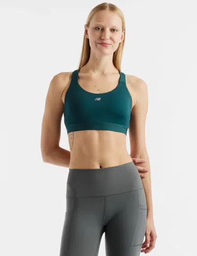 New Balance Women's Nb Essential Train Sports Bra In Green