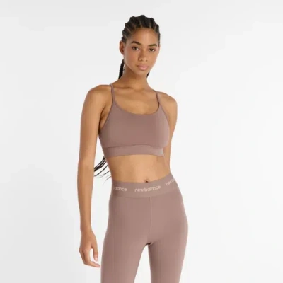 New Balance Women's Nb Essential Yoga Bra In Brown