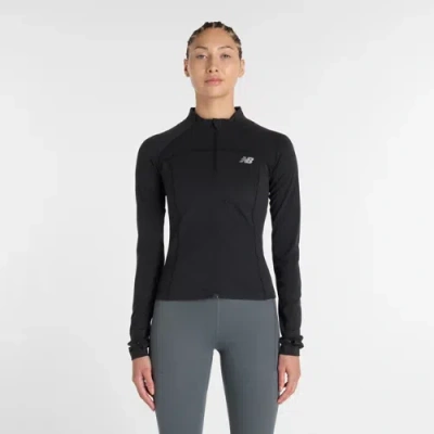 New Balance Women's Nb Harmony Fitted Full Zip In Black
