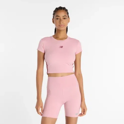 New Balance Women's Nb Harmony Fitted T-shirt In Pink