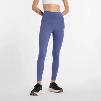 New Balance Women's Nb Harmony High Rise Legging 25" In Blue