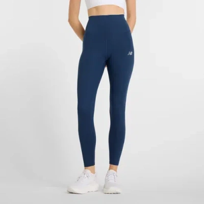 New Balance Women's Nb Harmony High Rise Legging 25" In Blue
