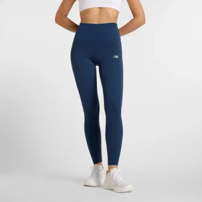 New Balance Women's Nb Harmony High Rise Legging 27" In Blue