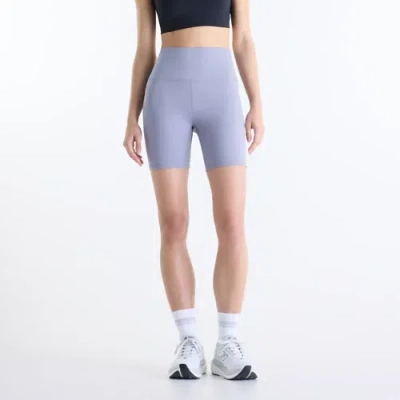New Balance Women's Nb Harmony High Rise Short 6" In Purple