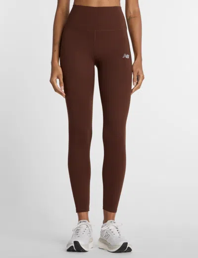 New Balance Women's Nb Harmony High Waisted Legging 25" In Brown