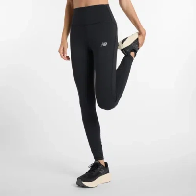 New Balance Women's Nb Sleek High Rise Legging 27" In Black