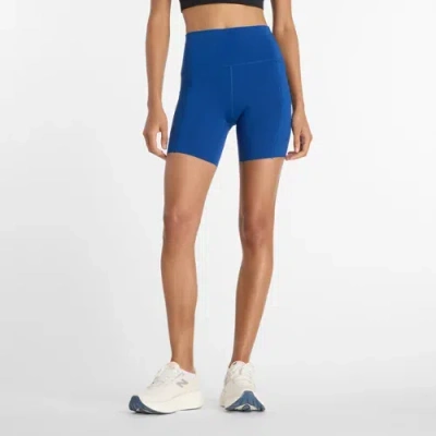 New Balance Women's Nb Sleek Pocket High Rise Short 6"