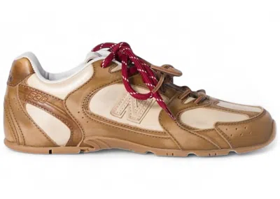 Pre-owned New Balance Women's  530 Sl Deco Miu Miu Sneakers In Cinnamon/travertine Grey In Multi