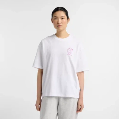 New Balance Women's Debut Vase T-shirt In White