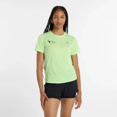 New Balance Women's Nyc Marathon Finisher T-shirt In Green