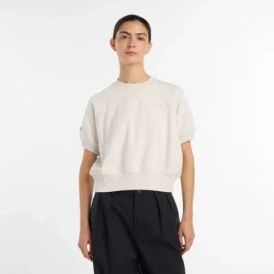 New Balance Women's Nyc Marathon French Terry T-shirt In Neutral