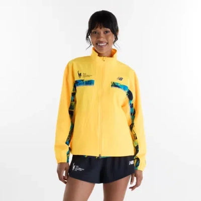 New Balance Women's Nyc Marathon Jacket In Yellow
