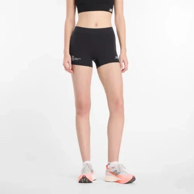 New Balance Women's Nyc Marathon Nb Define Fitted Short In Black