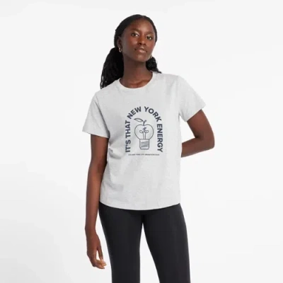 New Balance Women's Nyc Marathon Graphic T-shirt In Grey