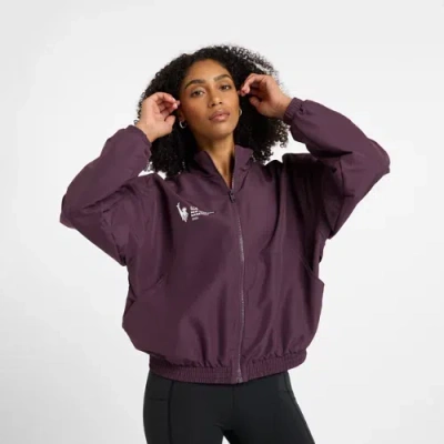 New Balance Women's Nyc Marathon Woven Jacket In Brown