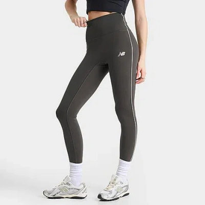 New Balance Women's Piped Training Leggings In Black