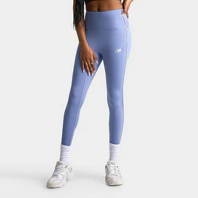 New Balance Women's Piped Training Leggings In Purple