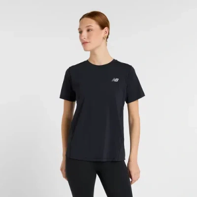 New Balance Women's Race Day T-shirt In Black