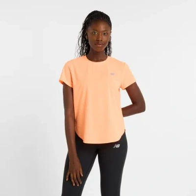 New Balance Women's Race Day Ultra Light T-shirt In Orange