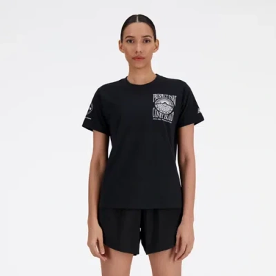 New Balance Women's Rbc Brooklyn Half Graphic T-shirt In Black