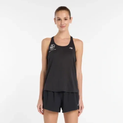 New Balance Women's Rbc Brooklyn Half Rc Essential Tank Top In Black