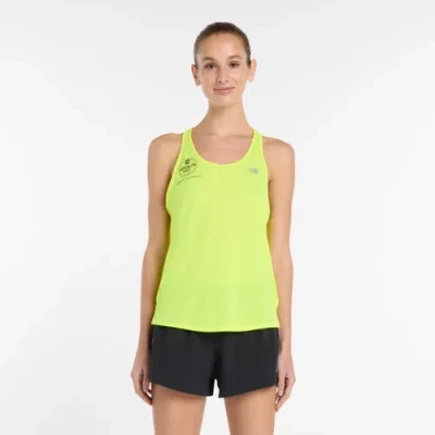 New Balance Women's Rbc Brooklyn Half Rc Essential Tank Top In Green
